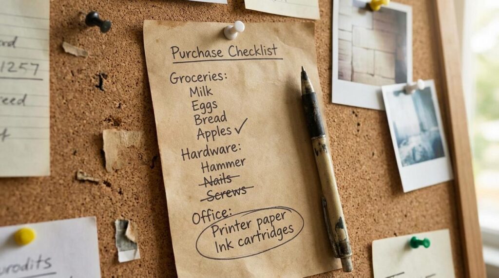 Purchase Checklist