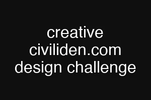 creative civiliden.com design challenge